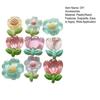 5Pcs Resin Tulip Flowers DIY Tulip Sunflower Shoe Craft Accessories Charms Flower Ornaments for Jewelry Shoes