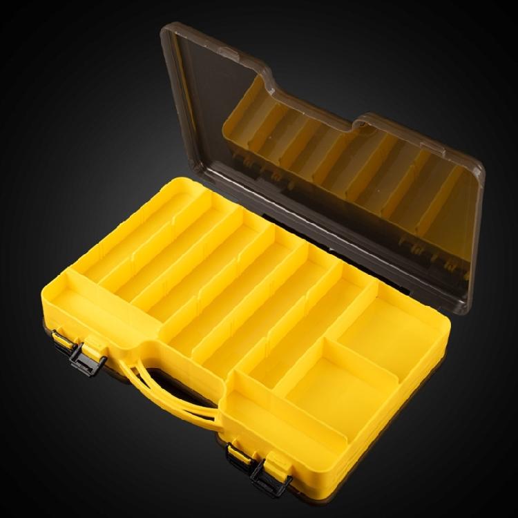 Two Layer Fishing Tool Box  Organizers with Removable Dividers  Baits Accessory Box Plastic Fishing Tool Box