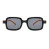 SHAUNA Fashion Square Sunglasses Women Shades UV400 Vintage Rivets Men Punk Clear Gradient Sun Glasses