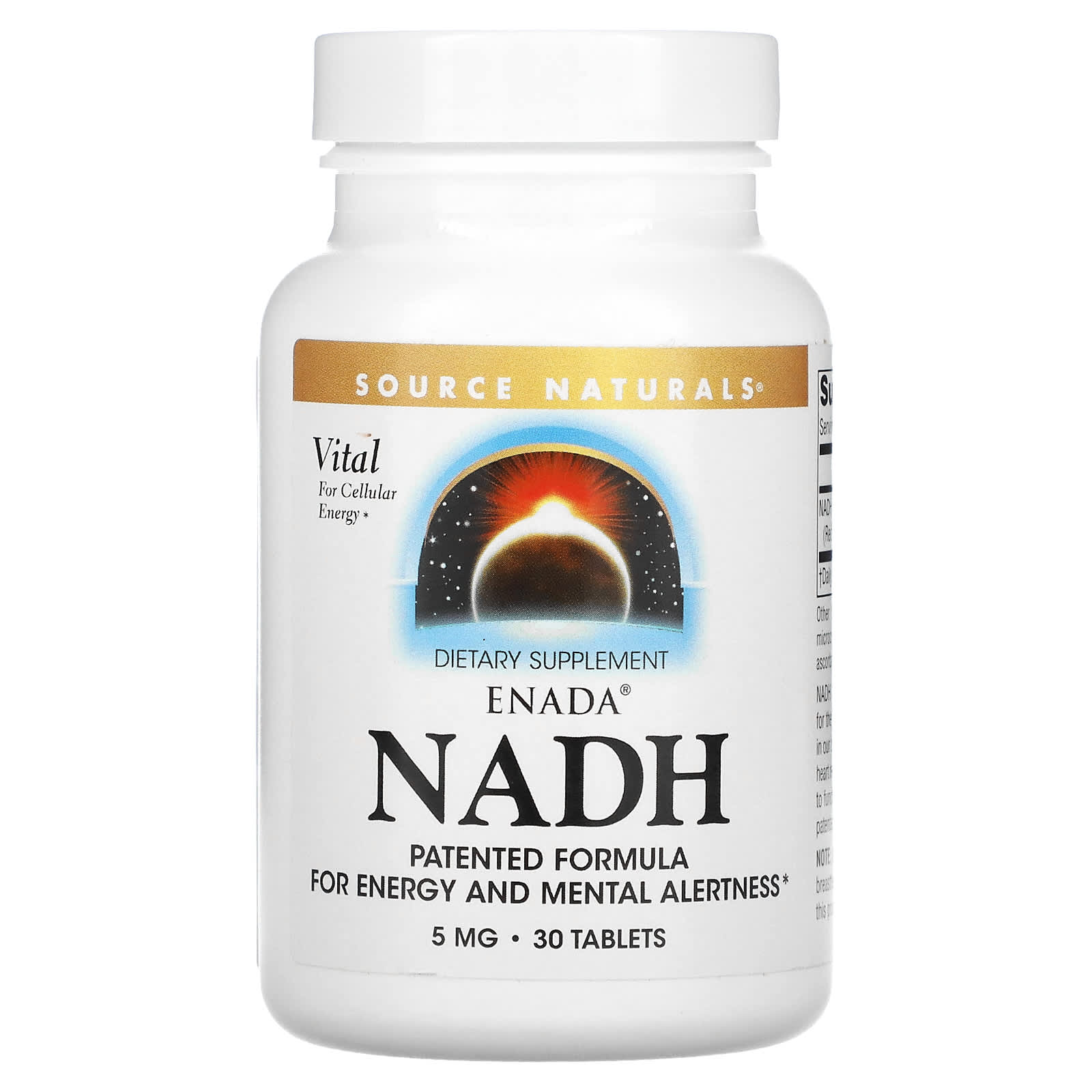 

Source Naturals, ENADA NADH, 5 mg, 30 tablets