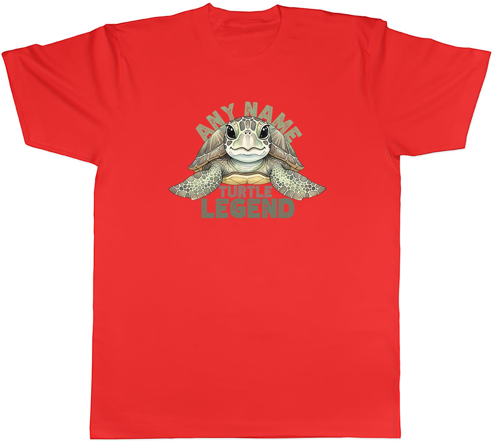 Personalised Any Name Turtle Legend Unisexs TShirt Tee Gift Top S