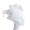 Girls Hoop Bridal Elastic Design Feather Hair Floral Hairpin Flower Headdress