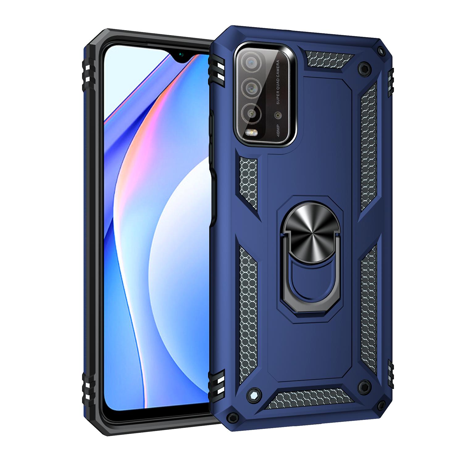 

для Redmi 9T Armor Shockproof Case for Xiaomi Redmi 9T Military Protective Magnet Holder Ring Case Cover for 9 T for Redmi 9T