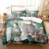 3D Cartoon Log Horizon Bedding Set Single Twin Full Queen King Size Bed Set Adult Kid Bedroom Duvet Cover Sets For Home Textiles