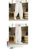 Men's Chinese Style Tai Chi Wide-Leg Pants: Spring/Autumn Martial Arts Cotton-Linen Bloomers
