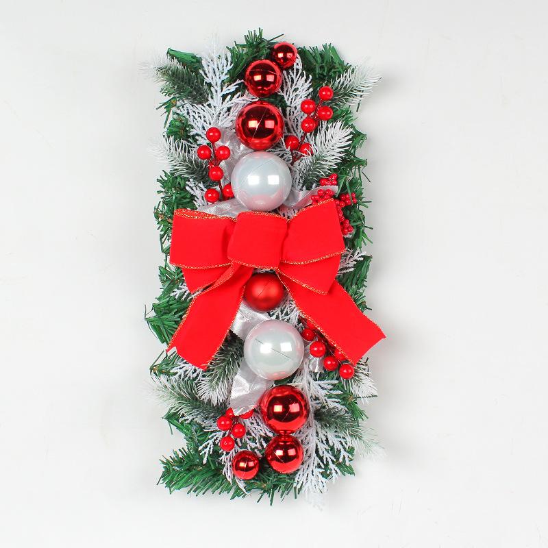 Christmas Door Curtain Pendant Wreath Christmas Christmas Door Curtain Home Decoration Door Hanging
