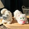 Realistic Cat Squeeze Toy Soft TPR Fidget for Stress Relief Cute Kitten-Shaped Decompression Gadget for Kids Adults