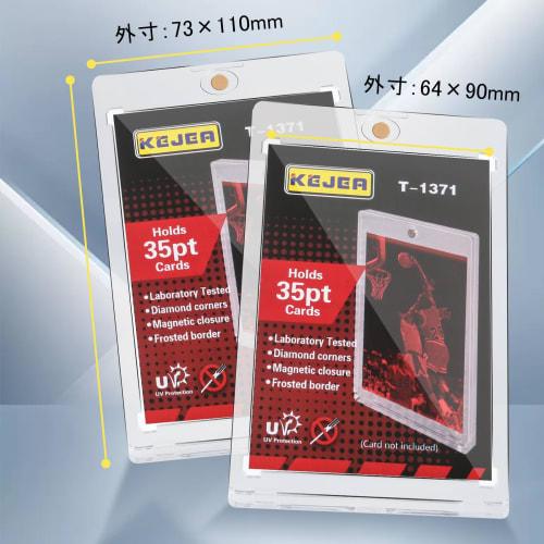 Magnetic Card Loader [Loader X 10 + Stand X 10] Card Loader 35pt Pokemon Cards, Trading Cards, UV Protection, Protective Card Case, Fits Approximately