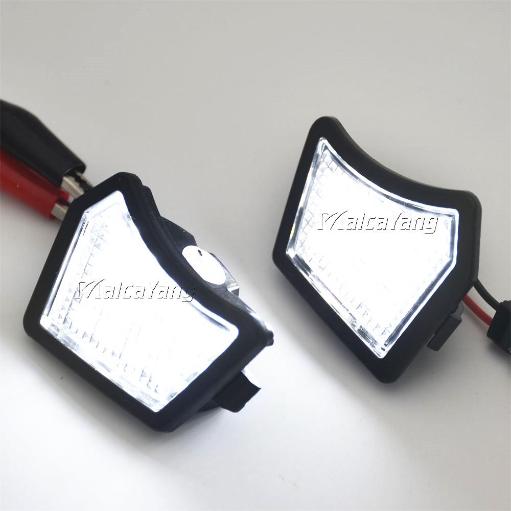 2Pcs Puddle Light For Volvo V40 V50 C30 C70 S40 S60 S80 V50 V70 XC70 XC90 LED Under Mirror Lamp For Jaguar XJ XF XK/XKR XE