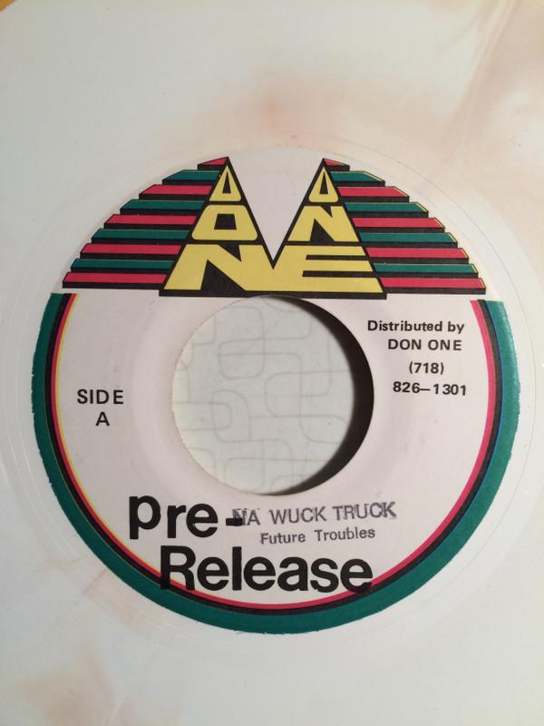 

7inch Record FUTURE TROUBLES Na Wuck Truck NONE Don One 1996 Jamaica Reggae Ska Dub Used