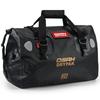 Waterproof Duffel Bag - [Auto-Bike] Dry Bag Tail Bag 25L. Carbon Fiber. Features Large Storage Space and External Mesh Zipper Pocket. For