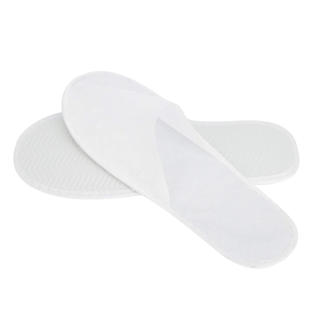 50 Par Jednorazowych Hotelowych Biznesowych i Odpowiednich do Domu i Biznesu Kapci Unisex, Kapcie, Antypoślizgowe, Antybakteryjne, Odporne na Zapachy,