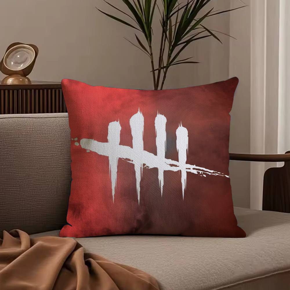 

Games D-Dead b-by d-Daylight Pillow Case Anti-dustmite Pillowcase Invisible zipper silky short plush Sofa cushion cover 30X30cm
