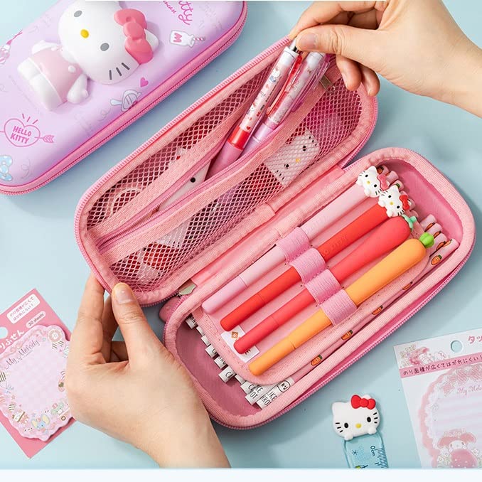 Mój Hello Pencil Akcesorium Ołówek Do Dużego Przechowywania Artykułów Papierniczych Do Szkoły Portmonetka My Melody, Cinnamoroll, Kitty, Kuromi, Etui, Słodki, Mini, Etui,