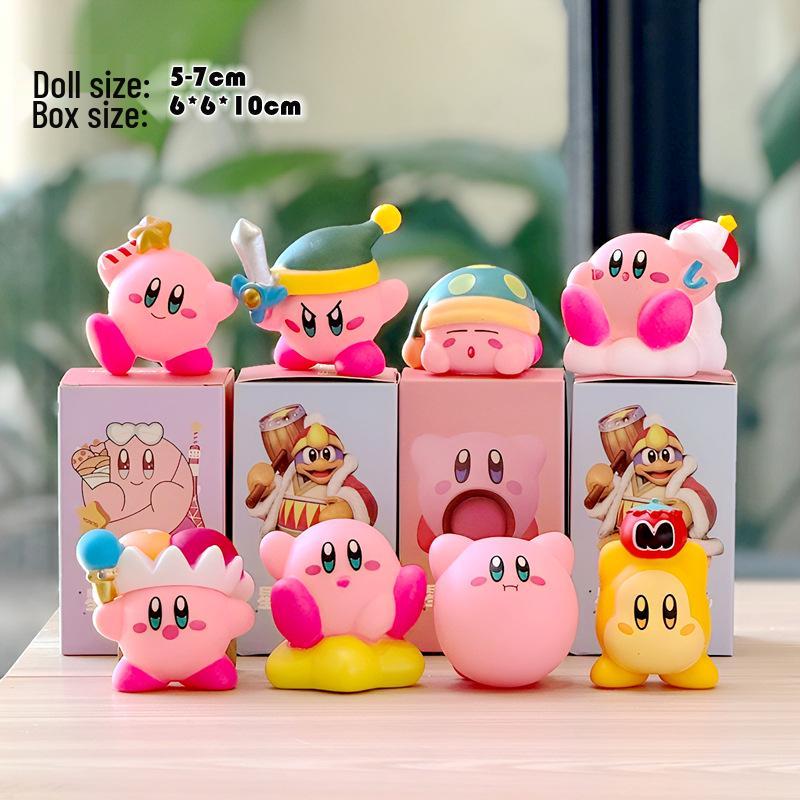 Kirby Anime Trendy Vinyl Figure Blind Box Toy – Internet Celebrity Birthday Gift for Kids