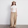 Chuyu Women's Cooling Tencel Cotton Round Neck T-Shirt