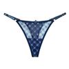 Korean Version of Simple and Slightly Sexy Girl Panties, Fancy Thin Mesh Yarn, Pure Desire, Low Waist Adjustable Thong 2269