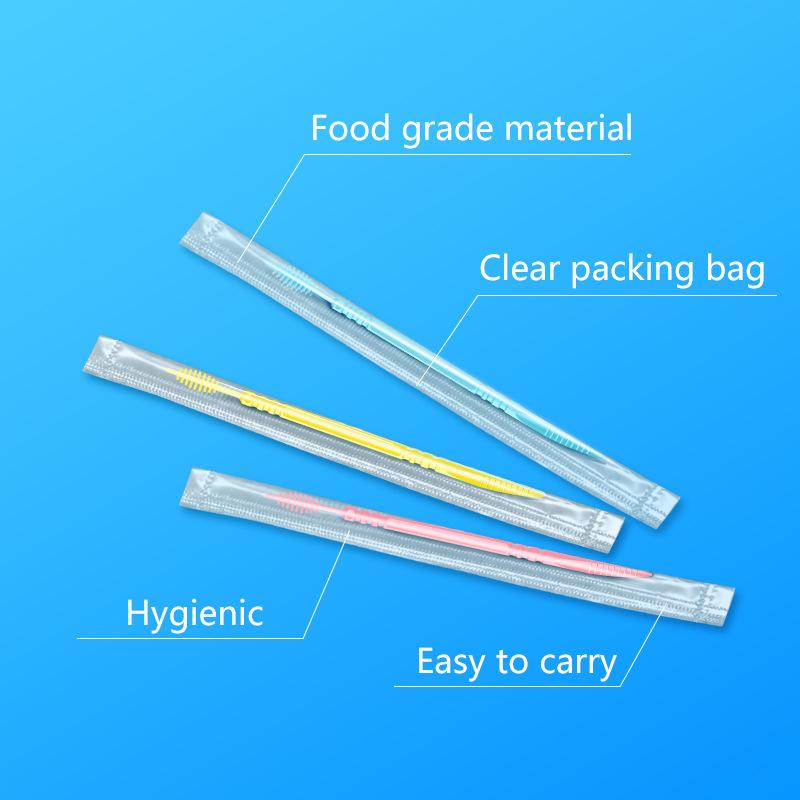 100 штук одноразовых зубочисток в форме рыбьей кости, в индивидуальной упаковке