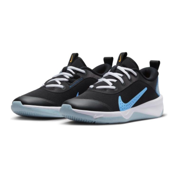 Nike Omni Multi-Court GS Černá Modrá Blesk Dětské Tenisky Ocean-Bliss Závodní-Modrá DM9027-005