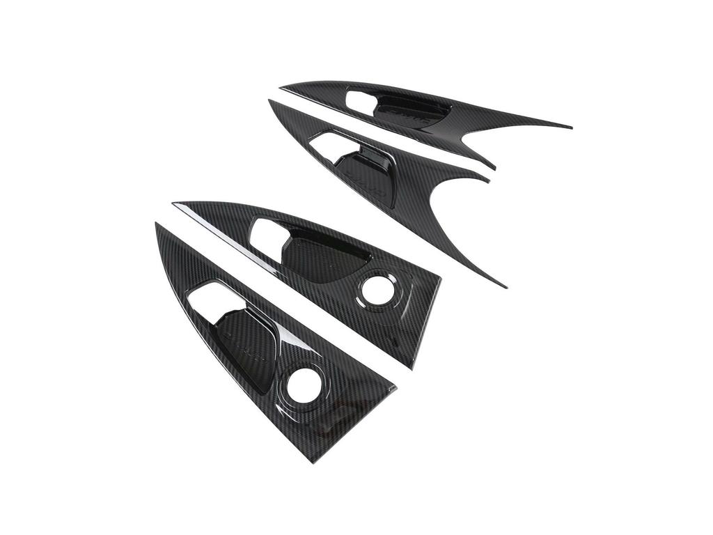 ABS Carbon Fiber Interior Door Handle Cover for 2020 Civic Hatchback