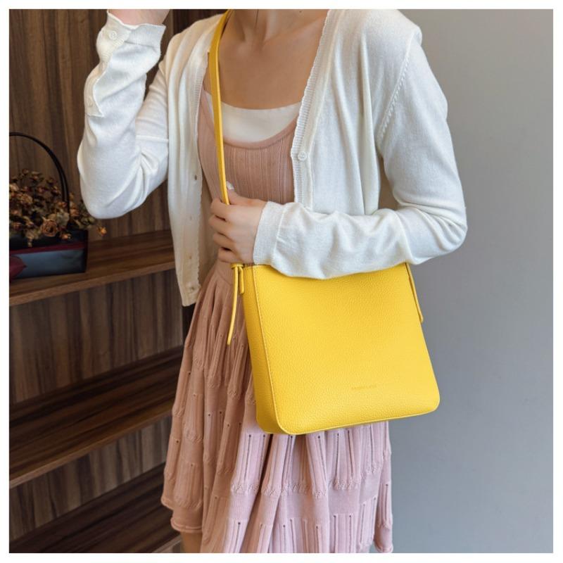 Tasche Damen Frühling und Sommer 2025 neu Litschi-Muster große Kapazität Kinder- und Mutter-Eimer-Tasche modisch vielseitig Einzel Schulter Crossbody