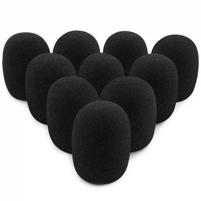 10 Pcs Small Sponge Mini Microphone Covers For Headset Microphone Mic Cover For Headset Protection For Lavalier Foam Covers