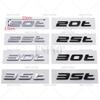 Car Styling 3D ABS Adhesive Emblem 20T 25T 30T 35T Car Body Rear Trunk Badge Auto Accessory for Jaguar XE XF XJ F-Pace F-Type