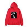 Anime Naruto Uchiha Itachi Hoodie Black and White Manga Portrait Front Print Pullover Sweatshirt Men Women Streetwear