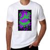 A mouthful purple and green TShirt Breathable Travel TShirt