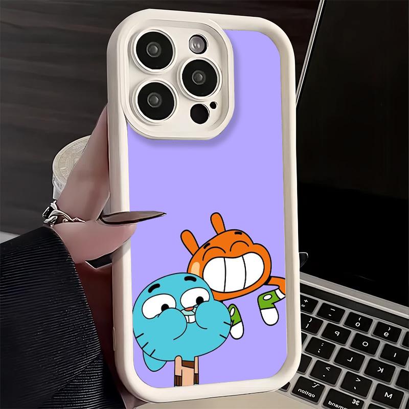 Phone Case for iPhone 17 Air 16E 15 16 Pro Max A-Amazings G-Gumballs Cover 14 Plus 13 12 Mini Soft Shell Silicone Fundas