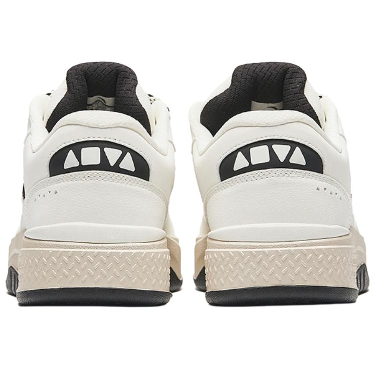 Anta Lifestyle Series Trendy Versatile Durable Lightweight Low-Top Skate Shoes Men Sneakers White Black 912438012-5