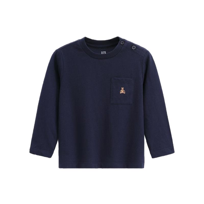 GAP Toddler Cotton Bear Logo Long Sleeve T-Shirt 100/52
