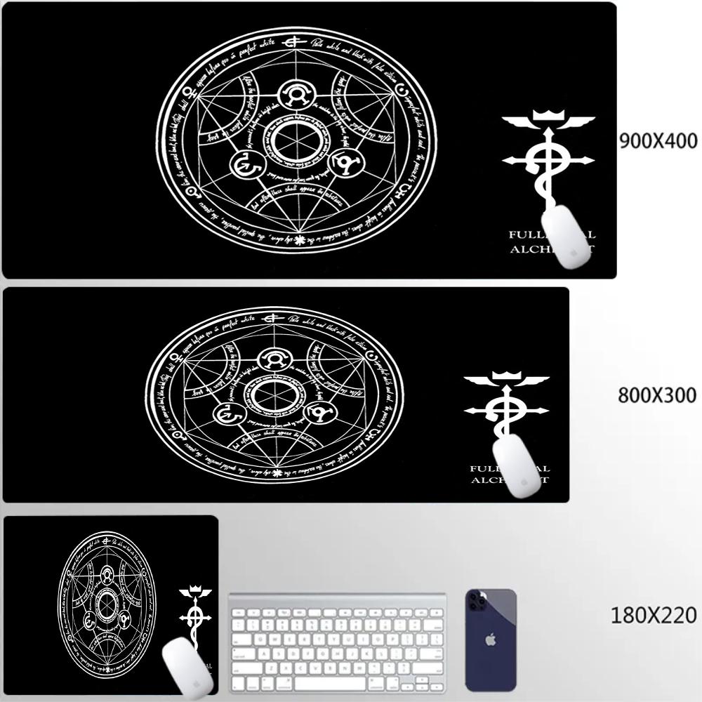 Fullmetal Alchemist Gaming Mouse Pad Large Pc Accessories Mousepad Hd Custom Home Keyboard Pads Office Gamer Cabinet Table Mat