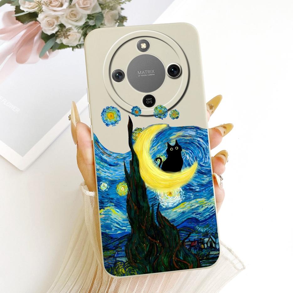 For Honor Magic 8 Lite Case Honor X9d MTN-NX1 Cute Dog Panda Cartoon Cover Silicone Case For Honor X70 X 70 HonorX9d Soft Fundas