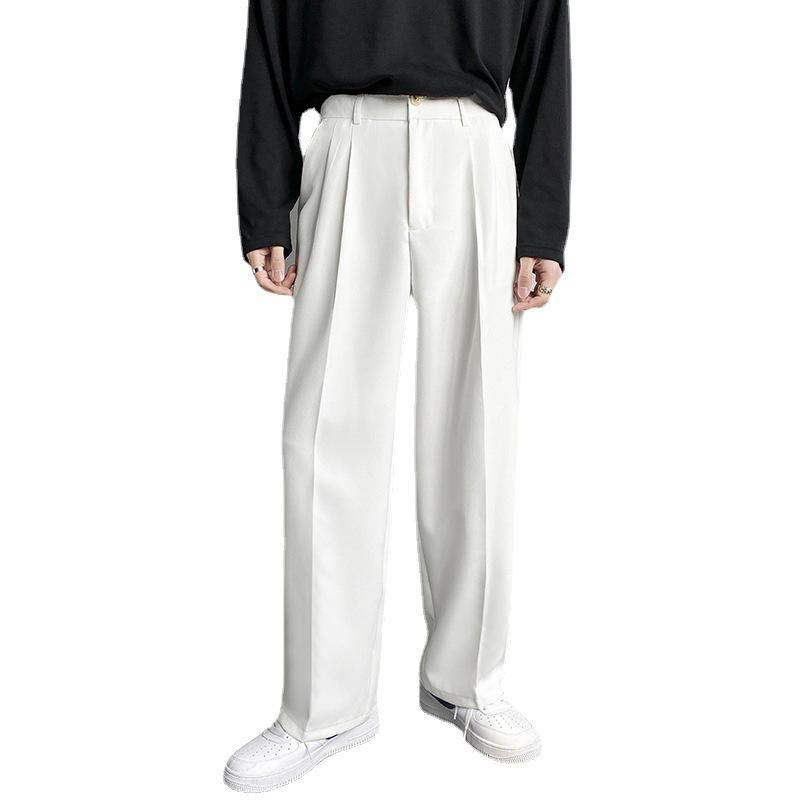 Men's Korean Wide-Leg Casual Mopping Trousers - Spring & Autumn Collection