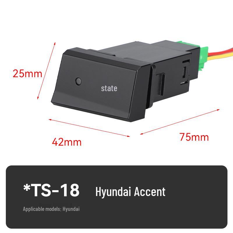 Universal Car Fog Light Switch for Toyota, Honda, Nissan, Renault, Mitsubishi, Isuzu, Hyundai - Button & Modification Compatible