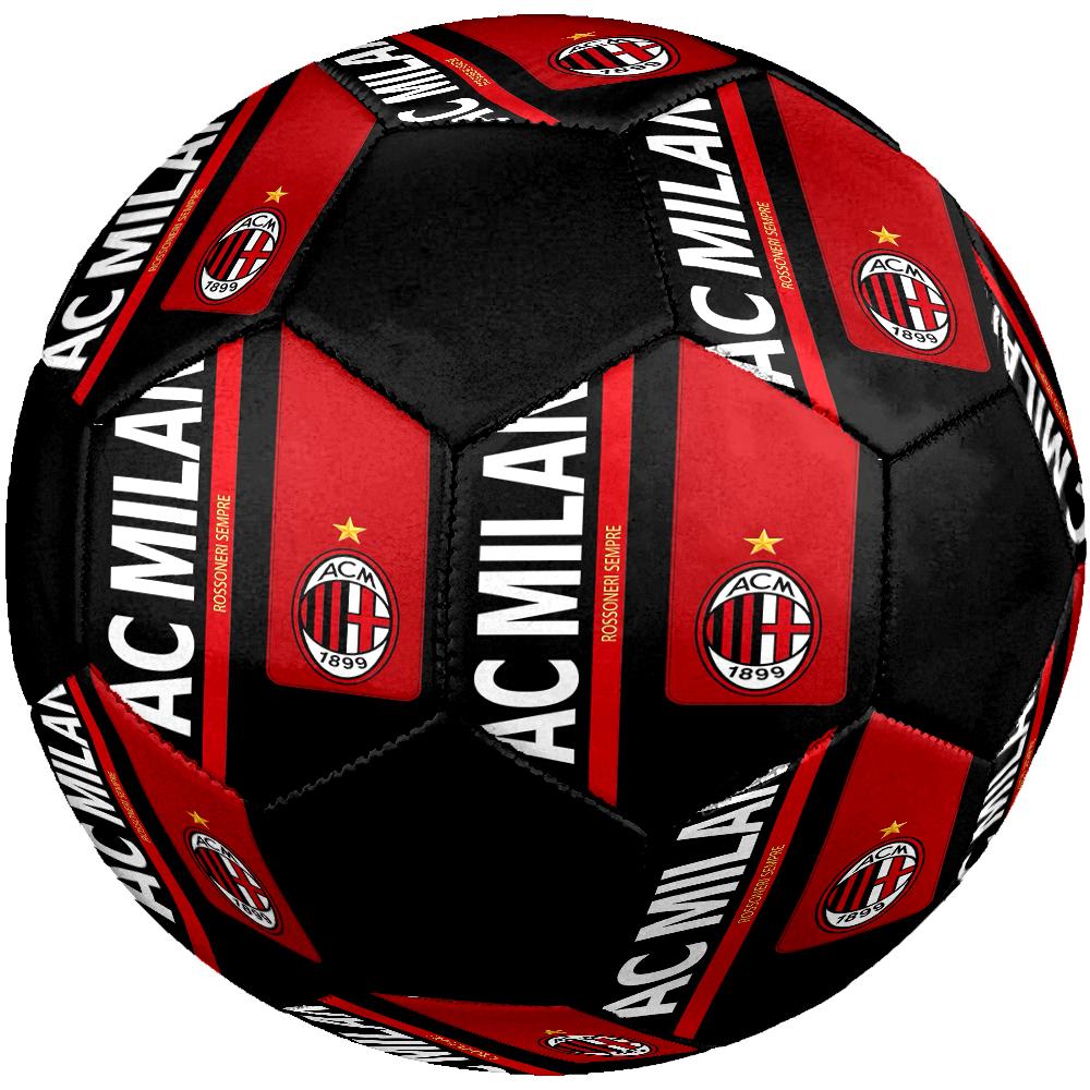 Pallone da Calcio AC Milan Tema Taglia 5, Adatto Sia per Partite Indoor che Outdoor, un Regalo Adatto a Tutti.