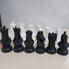 32pcs Resin Chess Pieces Figurines King Knight Queen Statues Home Decor Complete Chessmen International Word Chess Set