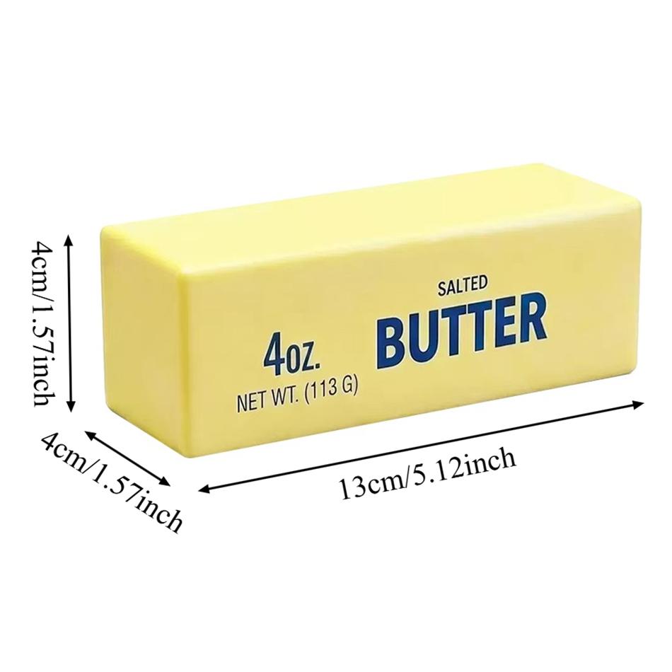 Auf Lager Butterstick Squishy Spielzeug Langsam aufsteigend Knetspielzeug Butterriegel Ziegelstein Squishy Fidget Spielzeug Anti-Stress-Abbau Entspannungsgeschenk