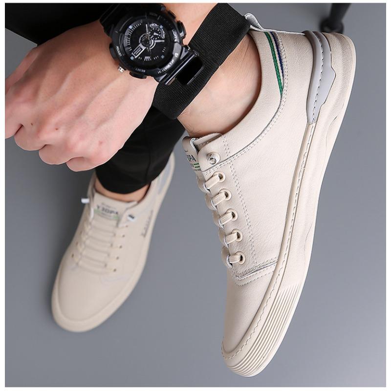 Fashion Fashion Leather Casual Sneakers for Men Designer Soft-soled Men's Board Shoes Spring Autumn Outdoor Sports Zapatos De Hombre