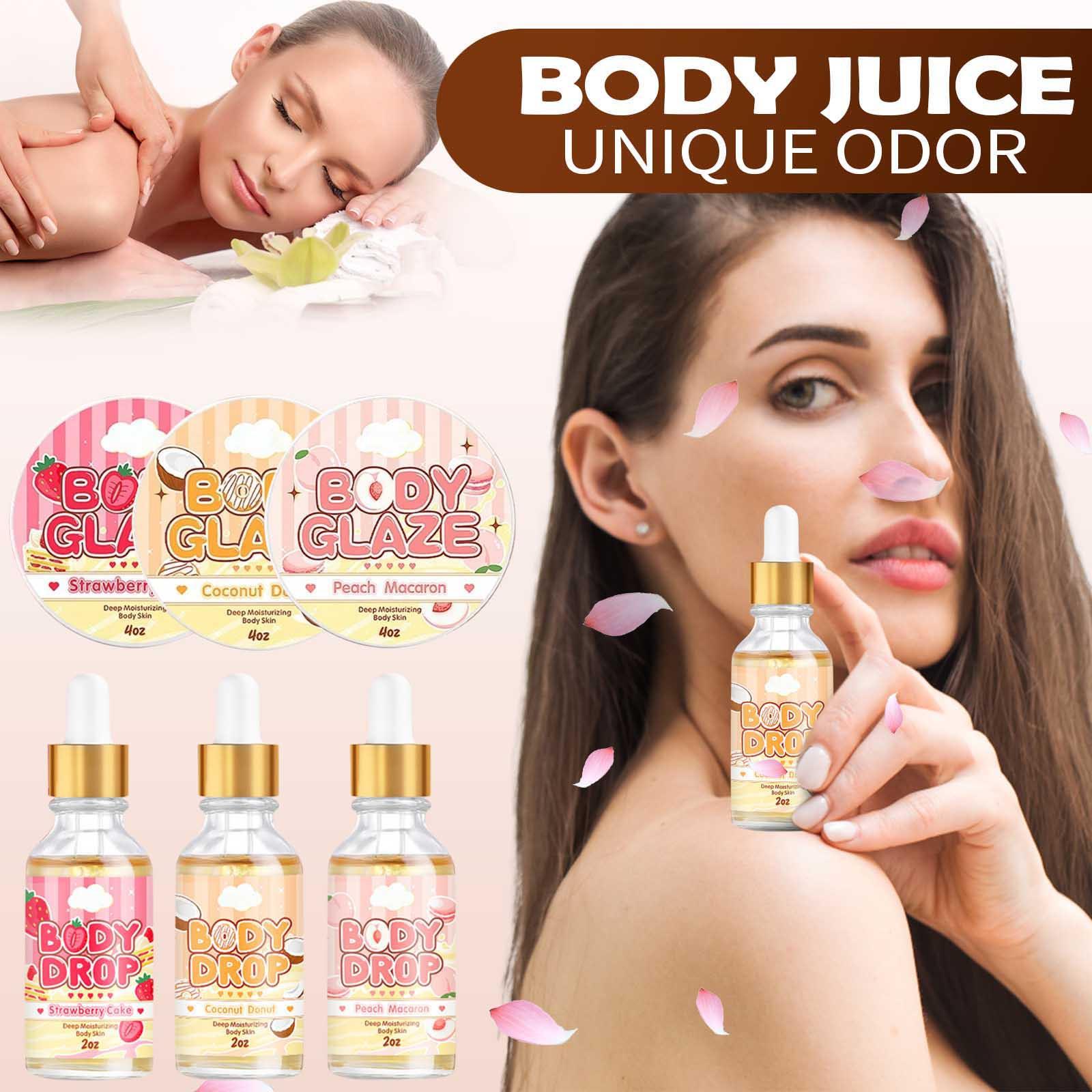 

60 мл увлажняющего и увлажняющего масла для тела, набор из двух частей