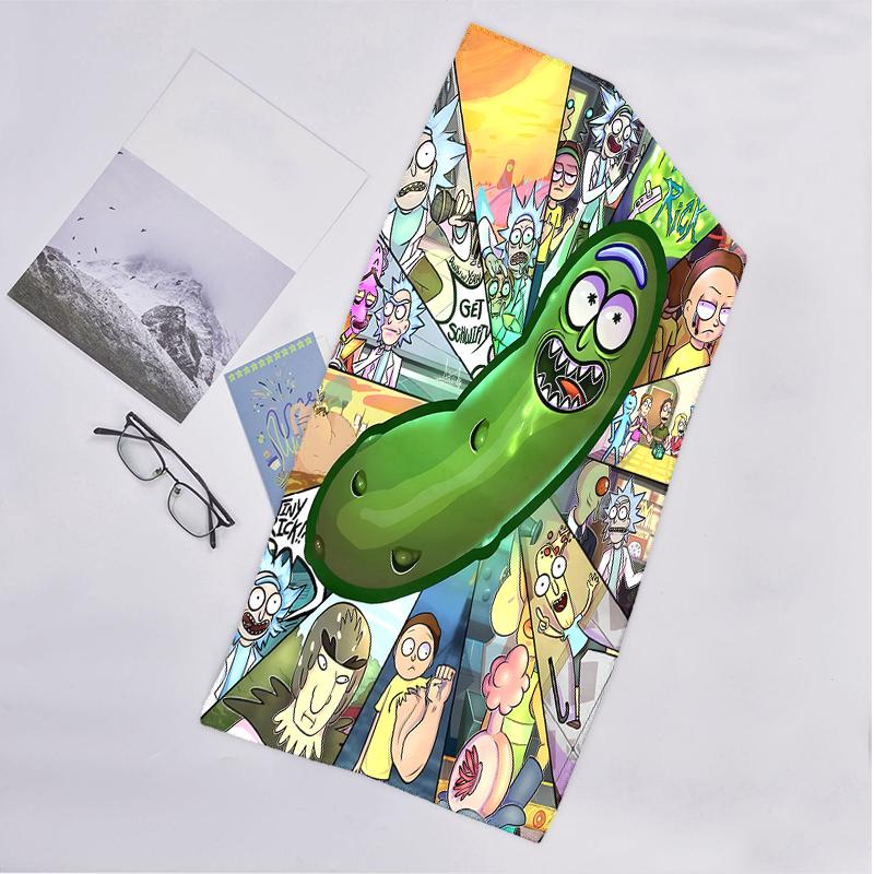 Rick Morty Fashion Beach Towel: Ideal for Summer Adventures Soft, absorbent and quick drying suitable for swimming and bathing