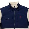 Polo Ralph Lauren Color Block Stand Collar Printed Zip Long Sleeve Jacket Men Jackets Navy-Blue 710850412-016