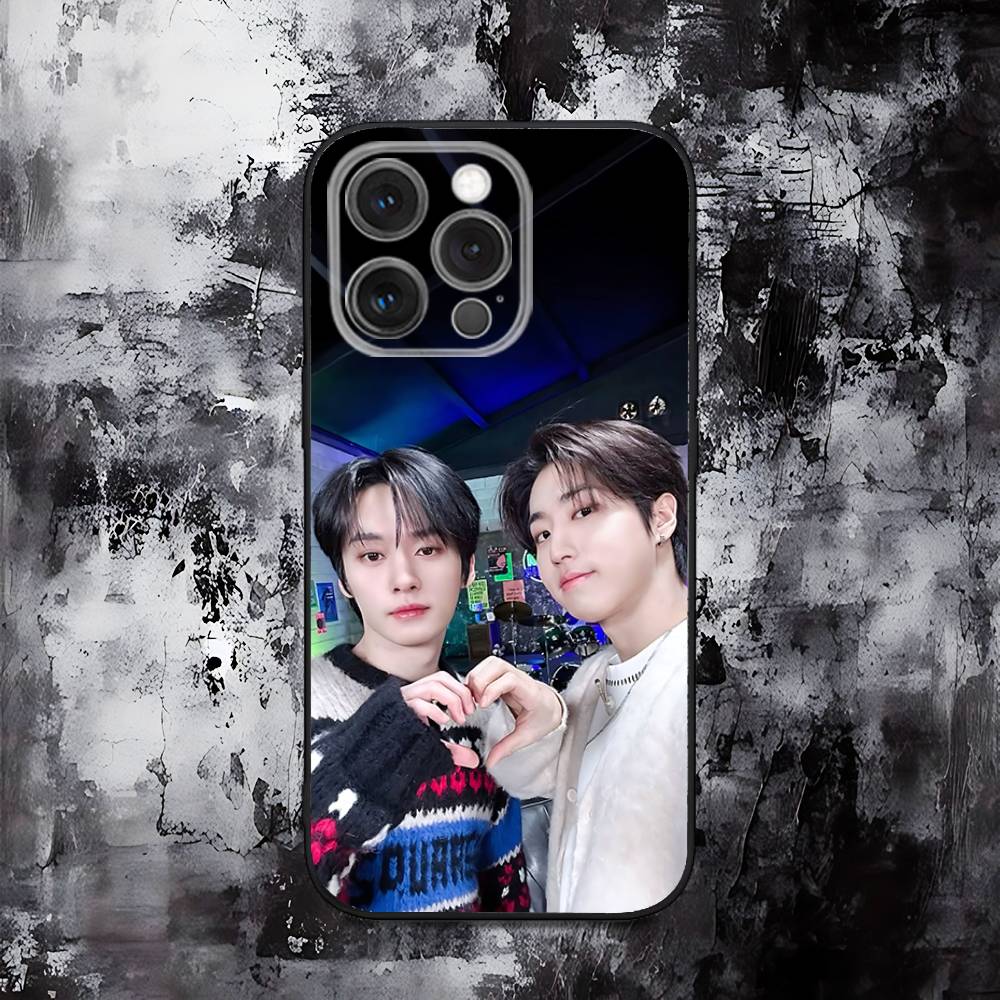 L-Lee K-Know and H-Han Phone Case For iPhone 16,15,14,13,12,11,Pro,Max,Plus,X,XS,SE,E,Mini,Soft Silicone Black Case