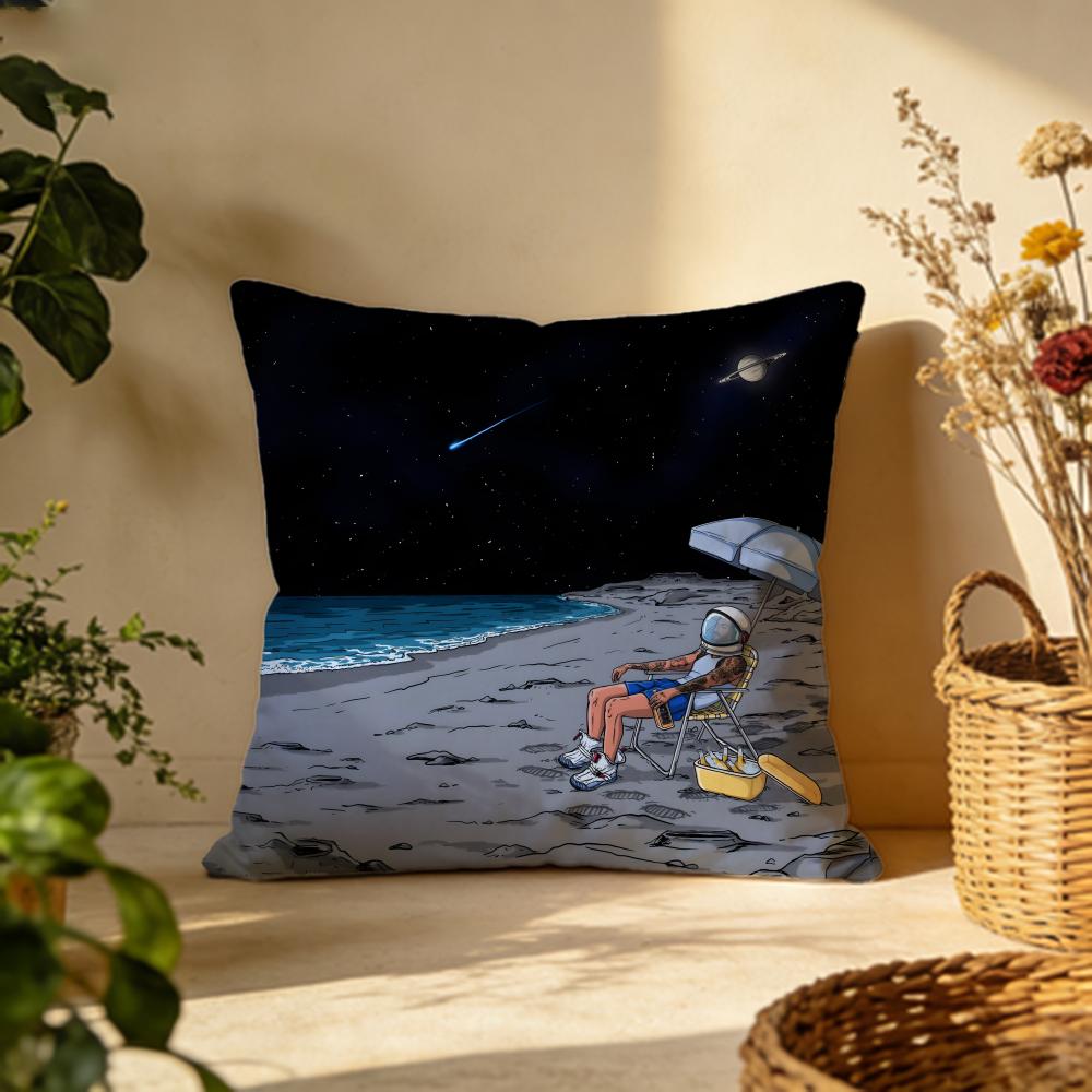 Popular RRauw Alejandroful Cushion Cover Versatile DoubleSided Pillow Case Fit for Sofa Bed Car Daily Decor
