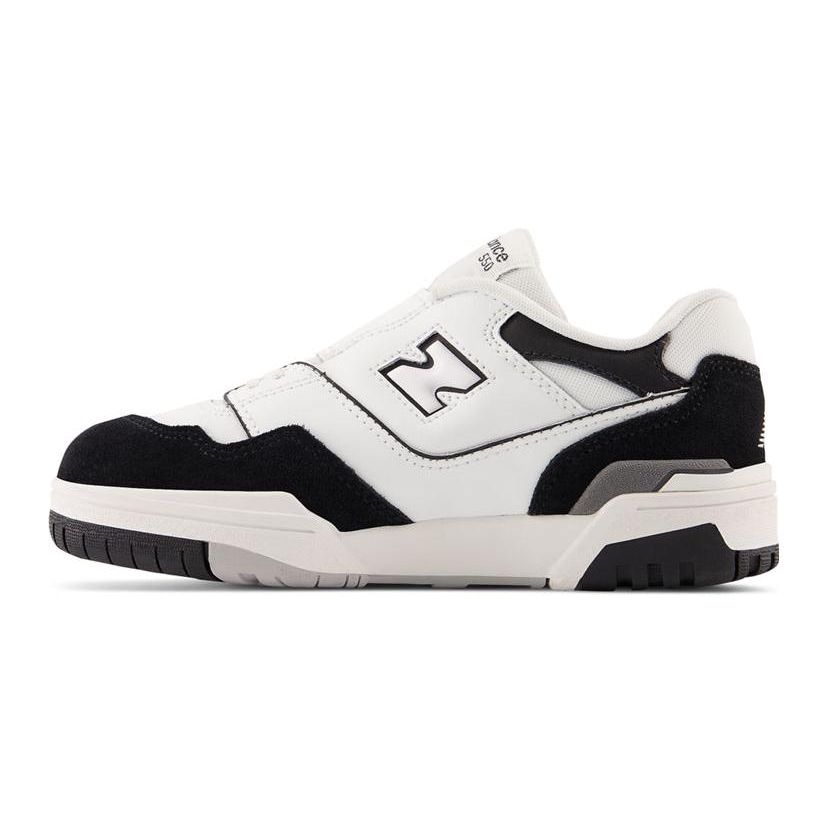 New Balance 550 Bungee Lace White Black Rain Cloud Kids  PHB550CA 28.5