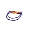 3mm Ultra-fine Natural Lapis Lazuli Crystal Bracelet, Single-loop Jewelry for Women, Vintage and Ethnic Style