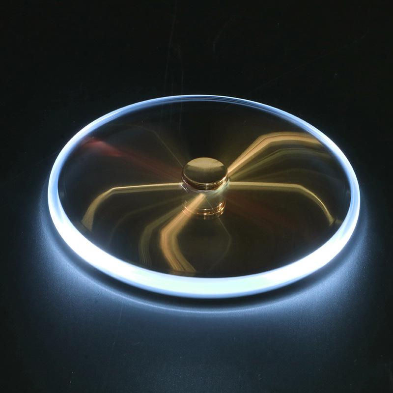 Creative Metal Spinner Pen: Multifunctional Luminous Ballpoint and Decompression Tool