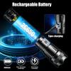 Powerful Led Flashlight All Aluminum Alloy Rechargeable Tactical Torch Light With18650 Battery Outdoor Camping Hiking Lantern