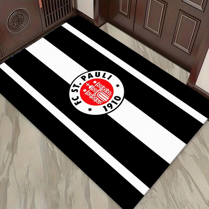 FC St. Tappeto Pauli per Soggiorno Camera da Letto Casa Decorazione Divano, Tappetino Antiscivolo per Giochi Bambini